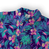 Electric Jungle Paradise Hawaiian Shirt, Colorful Tropical Beach Aloha Shirt, Hawaiian Summer Vibes Hawaiian Shirt - The Palmix